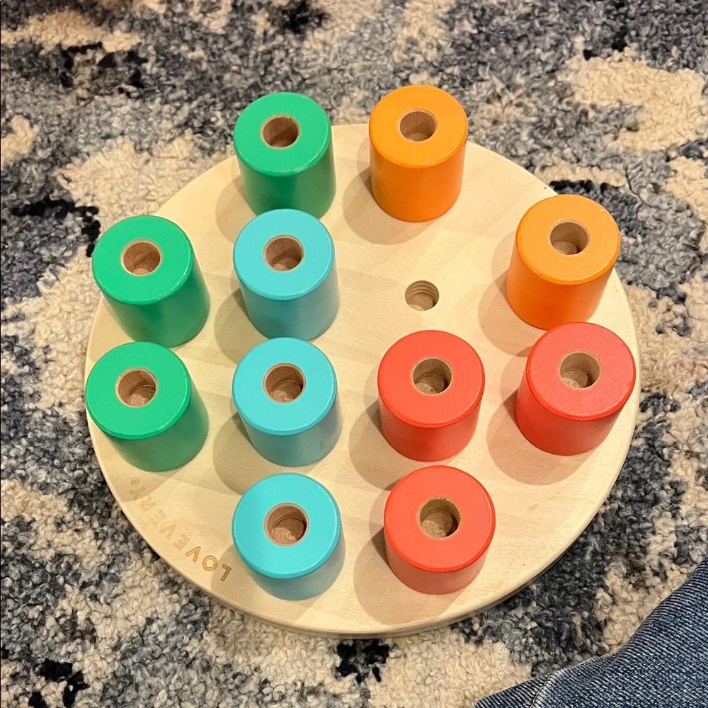 Colorful Peg Board by Lovevery